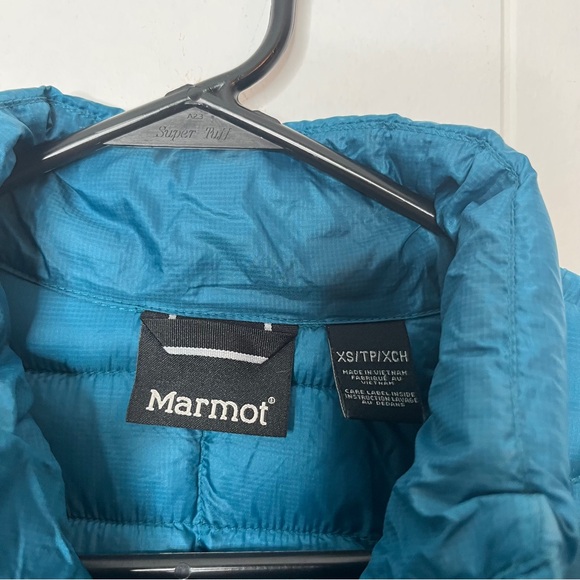 Marmot Women's Featherless Quilted Puffer Jacket Lightweight Insulated Teal XS - Picture 4 of 9